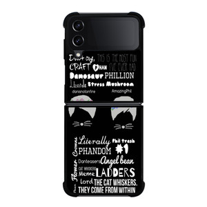 DAN AND PHIL QOTE Samsung Galaxy Z Flip 4 Case Cover