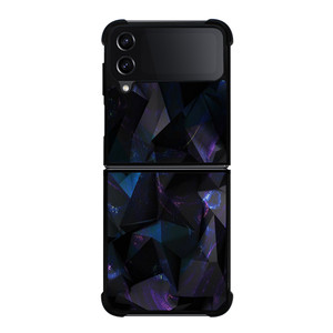 DARK ABSTRACT GEOMETRY Samsung Galaxy Z Flip 4 Case Cover
