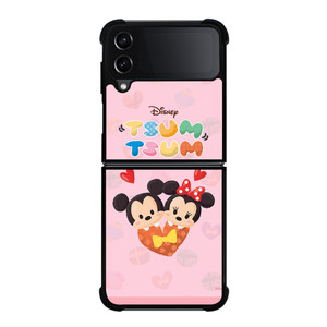 DISNEY TSUM TSUM MINNIE AND MICKEY MOUSE Samsung Galaxy Z Flip 4 Case Cover DISNEY TSUM TSUM MINNIE AND MICKEY MOUSE Samsung Galaxy Z Flip 4 Case Cover