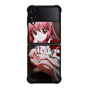 ELFEN LIED LUCY ANIME 2 Samsung Galaxy Z Flip 4 Case Cover ELFEN LIED LUCY ANIME 2 Samsung Galaxy Z Flip 4 Case Cover