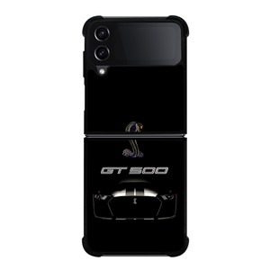 FORD MUSTANG SHELBY COBRA BLACK Samsung Galaxy Z Flip 4 Case Cover FORD MUSTANG SHELBY COBRA BLACK Samsung Galaxy Z Flip 4 Case Cover