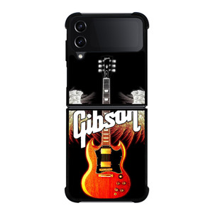 GIBSON GUITAR WINGS LOGO Samsung Galaxy Z Flip 4 Case Cover GIBSON GUITAR WINGS LOGO Samsung Galaxy Z Flip 4 Case Cover