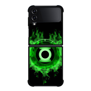 GREEN LANTERN SUPER HERO LOGO Samsung Galaxy Z Flip 4 Case Cover GREEN LANTERN SUPER HERO LOGO Samsung Galaxy Z Flip 4 Case Cover