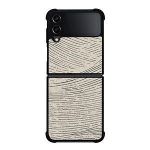 HAND DRAWING WAVES PATTERN Samsung Galaxy Z Flip 4 Case Cover
