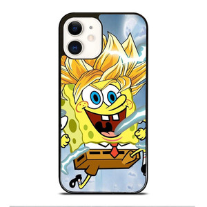 SPONGEBOB DRAGON BALL SAIYAN iPhone 12 Case Cover
