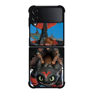 HICCUP AND TOOTHLESS TRAIN YOUR DRAGON Samsung Galaxy Z Flip 4 Case Cover HICCUP AND TOOTHLESS TRAIN YOUR DRAGON Samsung Galaxy Z Flip 4 Case Cover