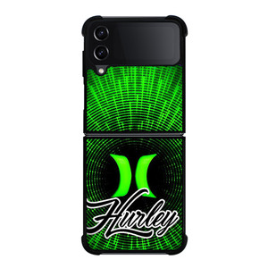 HURLEY LOGO GREEN Samsung Galaxy Z Flip 4 Case Cover