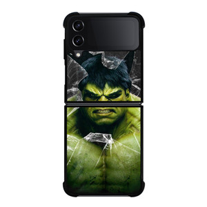 INCREDIBLE HULK CRACKS GLASS Samsung Galaxy Z Flip 4 Case Cover