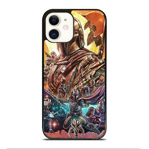 STAR WARS MANDALORIAN  COLLAGE iPhone 12 Case Cover