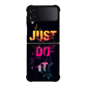 JUST DO IT NIKE COLOR FULL Samsung Galaxy Z Flip 4 Case Cover JUST DO IT NIKE COLOR FULL Samsung Galaxy Z Flip 4 Case Cover