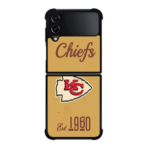KANSAS CITY CHIEFS RUSTY LOGO Samsung Galaxy Z Flip 4 Case Cover