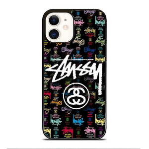 STUSSY COLLAGE LOGO iPhone 12 Case Cover STUSSY COLLAGE LOGO iPhone 12 Case Cover