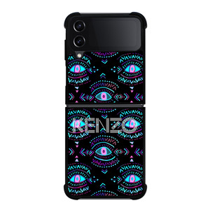 KENZO PARIS EYE PATTERN Samsung Galaxy Z Flip 4 Case Cover