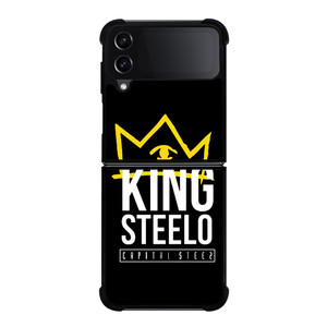 KING STEELO CAPITAL STEEZ LOGO Samsung Galaxy Z Flip 4 Case Cover