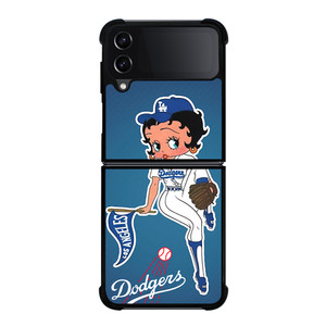 LA DODGERS X BETTY BOOP Samsung Galaxy Z Flip 4 Case Cover