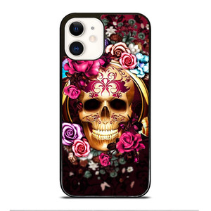 SUGAR SKULL FLOWER 2 iPhone 12 Case Cover