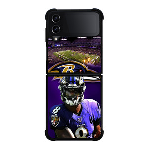 LAMAR JACKSON NFL BALTIMORE RAVENS Samsung Galaxy Z Flip 4 Case Cover
