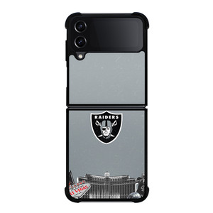 LAS VEGAS RAIDERS NFL ICON Samsung Galaxy Z Flip 4 Case Cover