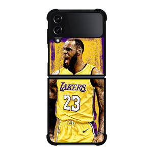 LEBRON JAMES LA LAKERS ART Samsung Galaxy Z Flip 4 Case Cover