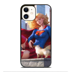 SUPERGIRL DC CARTOON iPhone 12 Case Cover SUPERGIRL DC CARTOON iPhone 12 Case Cover