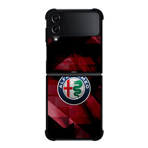 LOGO ALFA ROMEO CAR  Samsung Galaxy Z Flip 4 Case Cover LOGO ALFA ROMEO CAR  Samsung Galaxy Z Flip 4 Case Cover