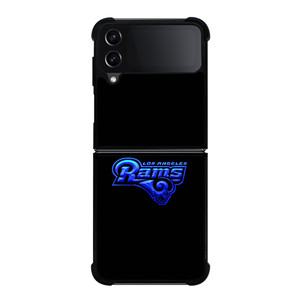 LOS ANGELES RAMS NEON BLUE LOGO Samsung Galaxy Z Flip 4 Case Cover