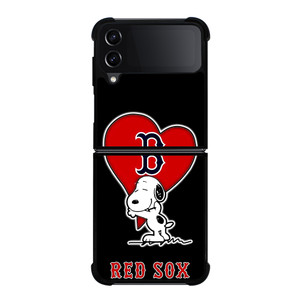 LOVE BOSTON RED SOX SNOOPY Samsung Galaxy Z Flip 4 Case Cover LOVE BOSTON RED SOX SNOOPY Samsung Galaxy Z Flip 4 Case Cover