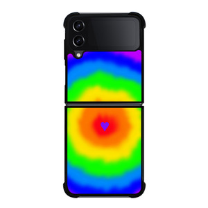 LOVE RAINBOW TIE DYE PATTERN Samsung Galaxy Z Flip 4 Case Cover