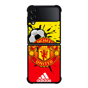 MANCHESTER UNITED FC LOGO Samsung Galaxy Z Flip 4 Case Cover MANCHESTER UNITED FC LOGO Samsung Galaxy Z Flip 4 Case Cover