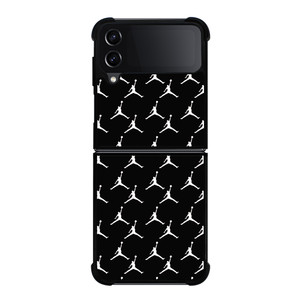 MICHAEL JORDAN SYMBOL BLACK PATTERN Samsung Galaxy Z Flip 4 Case Cover