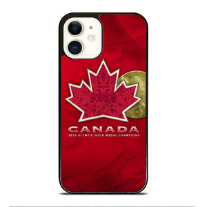 TEAM CANADA HOCKEY LOGO MARBLE iPhone 12 Case Cover