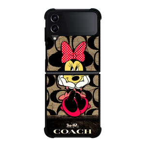 MINNIE MOUSE COACH Samsung Galaxy Z Flip 4 Case Cover