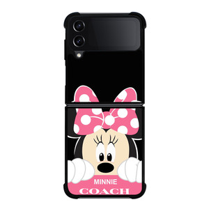 MINNIE MOUSE PINK COACH NEW YORK Samsung Galaxy Z Flip 4 Case Cover