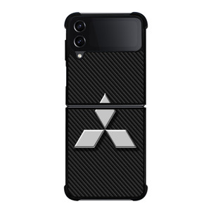 MITSUBISHI MOTORS CARBON LOGO Samsung Galaxy Z Flip 4 Case Cover