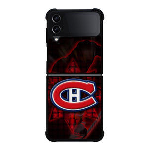 MONTREAL CANADIENS RED GLOW SYMBOL Samsung Galaxy Z Flip 4 Case Cover