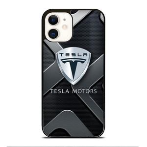 TESLA MOTOR CAR ICON iPhone 12 Case Cover TESLA MOTOR CAR ICON iPhone 12 Case Cover