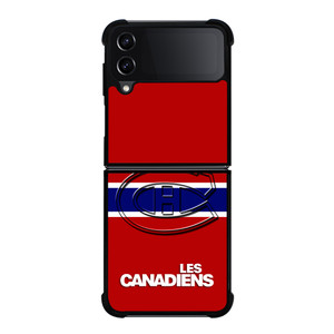 MONTREAL LES CANADIENS STRIPED LOGO Samsung Galaxy Z Flip 4 Case Cover
