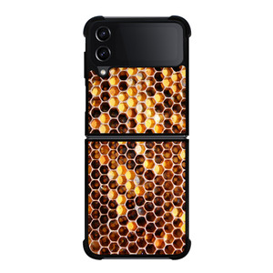 NATURAL HONEYCOMB PATTERN Samsung Galaxy Z Flip 4 Case Cover