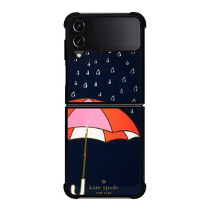 NAVY UMBRELLA KATE SPADE Samsung Galaxy Z Flip 4 Case Cover