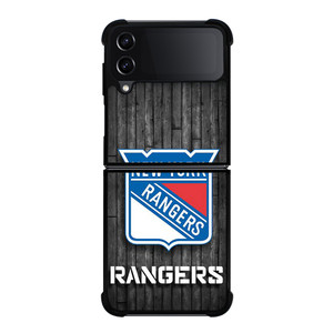 NEW YORK RANGERS WOODEN LOGO Samsung Galaxy Z Flip 4 Case Cover