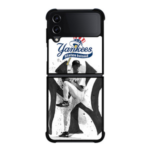 NEW YORK YANKEES MLB ART Samsung Galaxy Z Flip 4 Case Cover NEW YORK YANKEES MLB ART Samsung Galaxy Z Flip 4 Case Cover