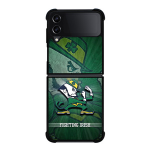 NOTRE DAME FIGHTING IRISH NFL Samsung Galaxy Z Flip 4 Case Cover NOTRE DAME FIGHTING IRISH NFL Samsung Galaxy Z Flip 4 Case Cover