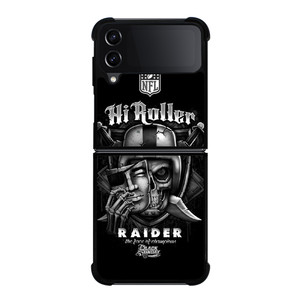 OAKLAND RAIDERS BLACK SUNDAY NFL Samsung Galaxy Z Flip 4 Case Cover