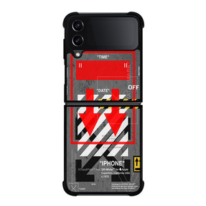 OFF WHITE ARROW DOWN Samsung Galaxy Z Flip 4 Case Cover