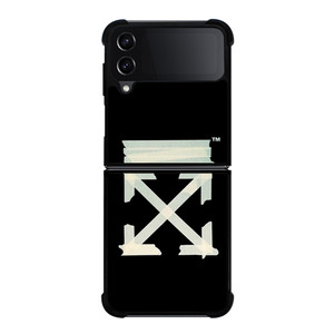 OFF WHITE TAPE LOGO Samsung Galaxy Z Flip 4 Case Cover