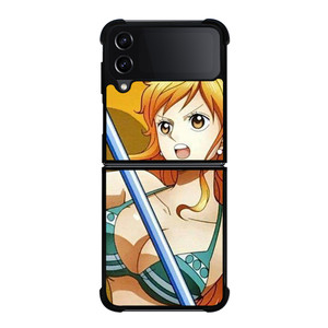 ONE PIECE ANIME NAMI Samsung Galaxy Z Flip 4 Case Cover ONE PIECE ANIME NAMI Samsung Galaxy Z Flip 4 Case Cover