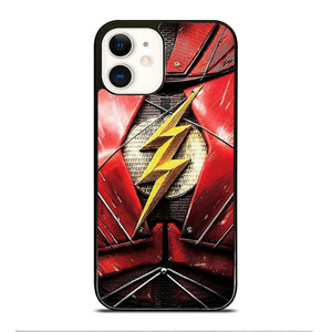 THE FLASH SUIT ARMOR LOGO iPhone 12 Case Cover THE FLASH SUIT ARMOR LOGO iPhone 12 Case Cover