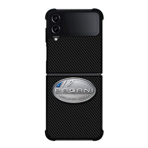 PAGANI AUTOMOBILI CARBON LOGO Samsung Galaxy Z Flip 4 Case Cover PAGANI AUTOMOBILI CARBON LOGO Samsung Galaxy Z Flip 4 Case Cover