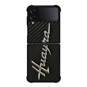 PAGANI HUAYRA CARBON LOGO Samsung Galaxy Z Flip 4 Case Cover