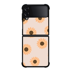 PASTEL SUNFLOWER PATTERN Samsung Galaxy Z Flip 4 Case Cover